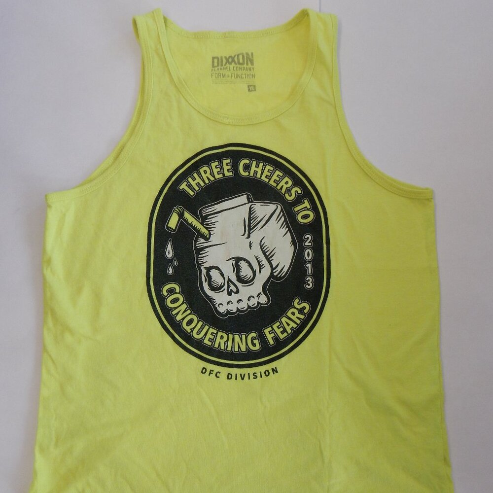 Dixxon Flannel Youth Tank Top Neon Green Large